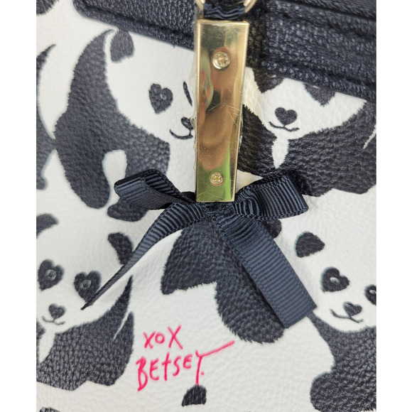Betsey Johnson Oversized Panda Floral Backpack  & Phone Pouch NEW w/ Tags - Picture 13 of 13